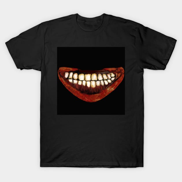 Scary Grin Mask T-Shirt by Hellacious Designs